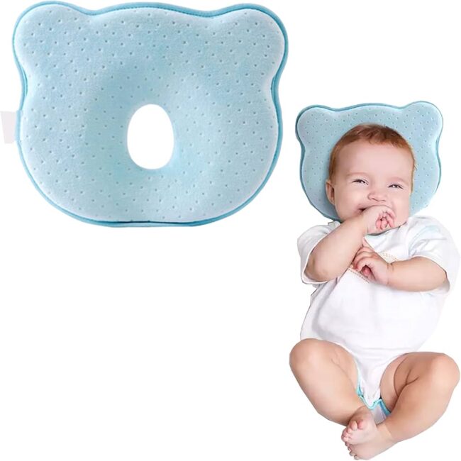 Memory Baby Head Shaper Pillow by Fatima Home Store - Gentle Support for Healthy Head Development