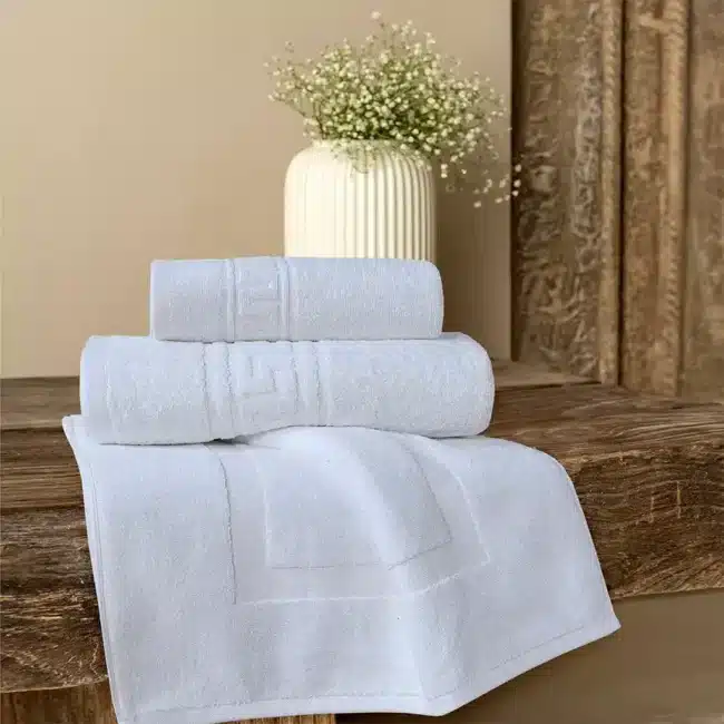 Export Quality White Towels by Fatima Home Store - Versatile and Luxurious Cotton Towels