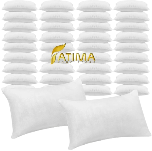Standard Ball Fiber Pillow – 36 Pcs Standard Size Hotel Bed Pillows (18×28 Inches)