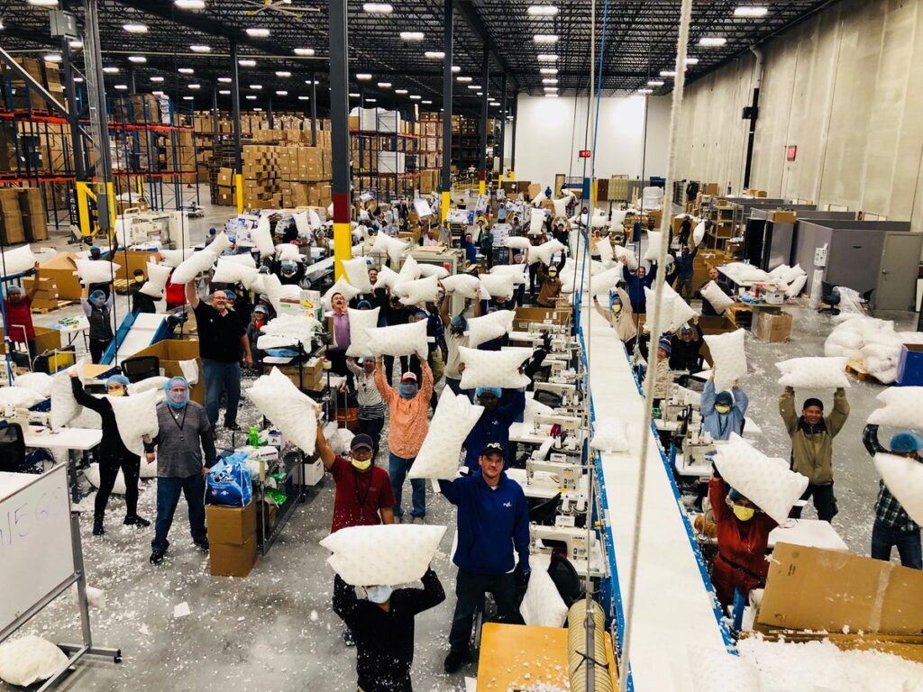 Pillow Factory in Pakistan