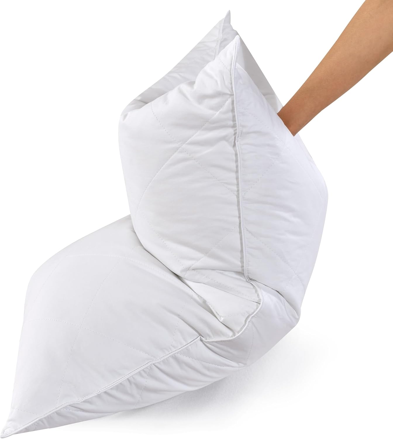 FHS Goose Down Feather Pillows for side and back sleepers