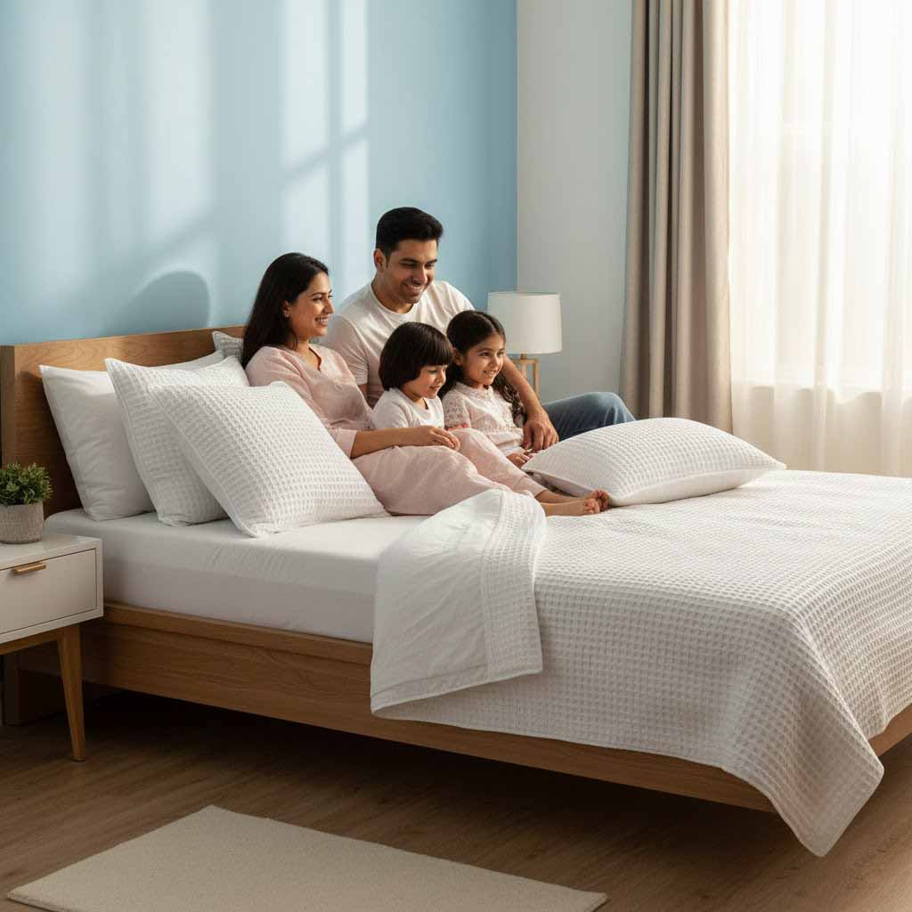 Luxury Pillow Ball Fiber on beds Hotel Style Ball Fiber Pillow Pakistan